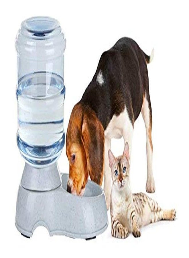 PAVITYAKSH Dog Water Dispenser with PET Slow Feeder Bowl for Dogs & Cats, Interactive Dog Bowls to Stop Bloating, Automatic Drinking Fountain Water Dispenser - Image 2